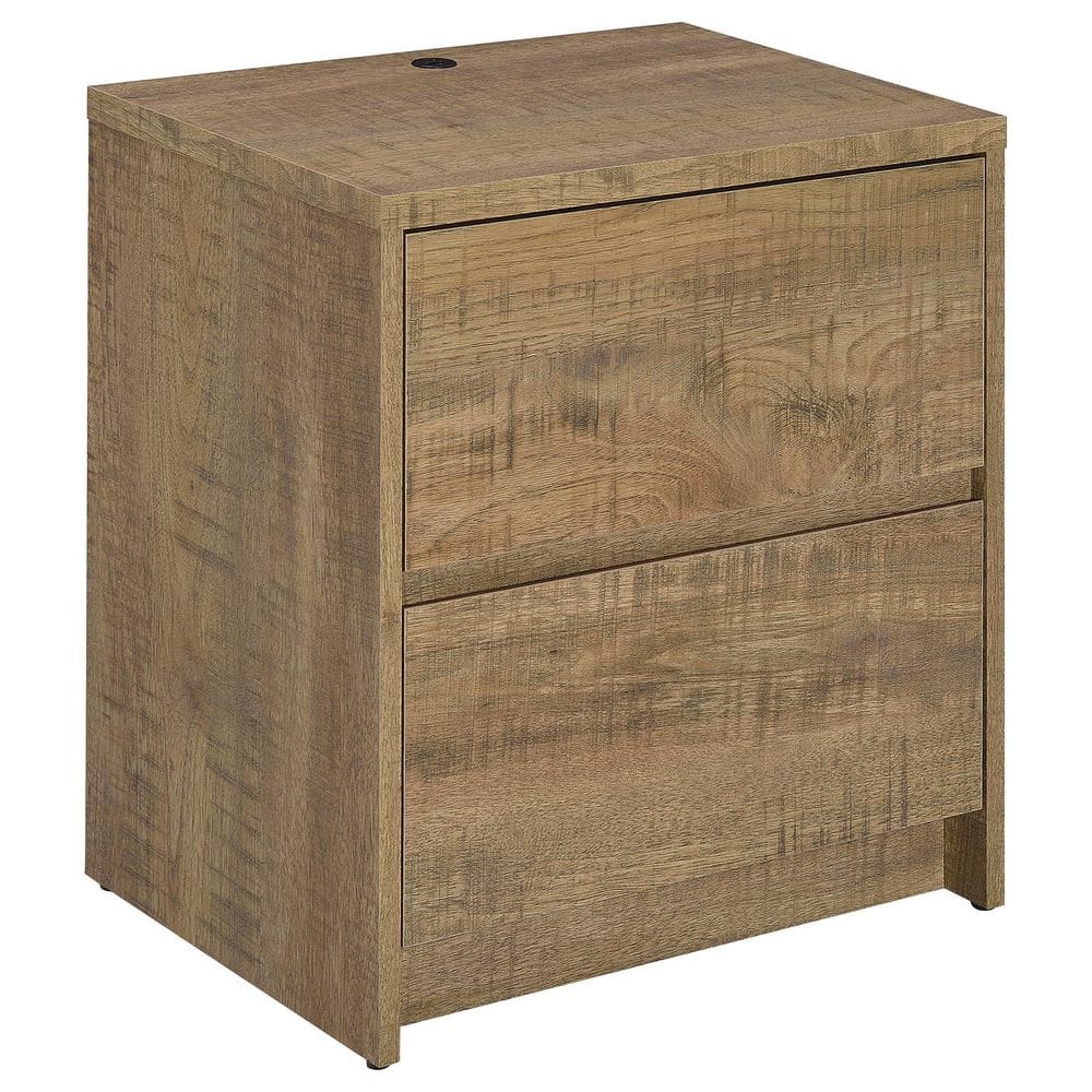Westpark 2-drawer Nightstand LED Lights and USB Mango price history on PriceWatchPro