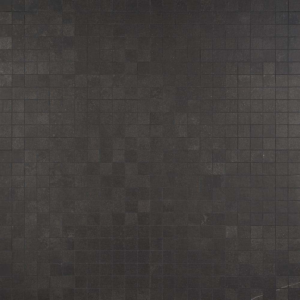 Hudson Black 11.72 in. x 11.72 in. Matte Porcelain Mosaic Tile (0.96 Sq. Ft./Each) price history on PriceWatchPro