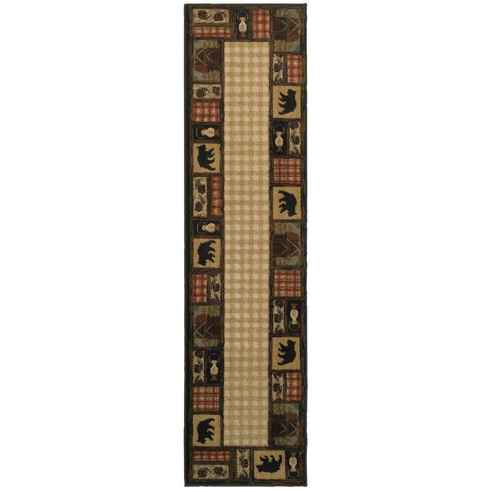 Mountain Top Beige 2 ft. x 8 ft. Cabin Runner Rug price history on PriceWatchPro