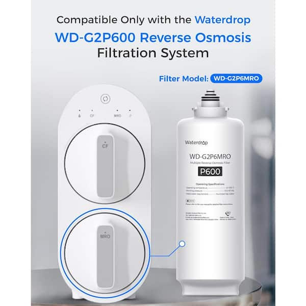 G2P6-MRO Reverse Osmosis Replacement System Water Filter Cartridge