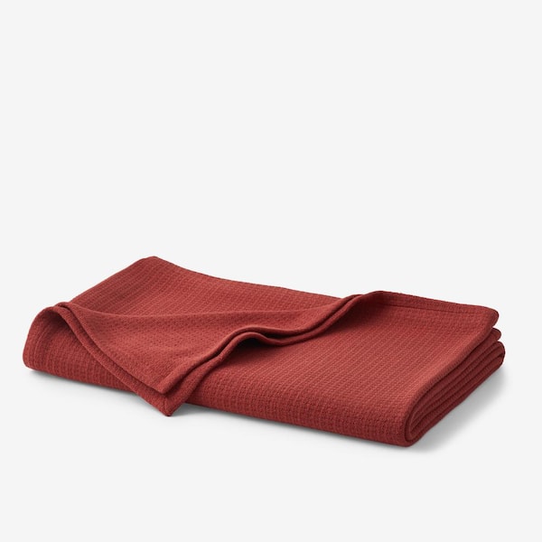 The Company Store Cotton Weave Auburn Cotton Full Blanket