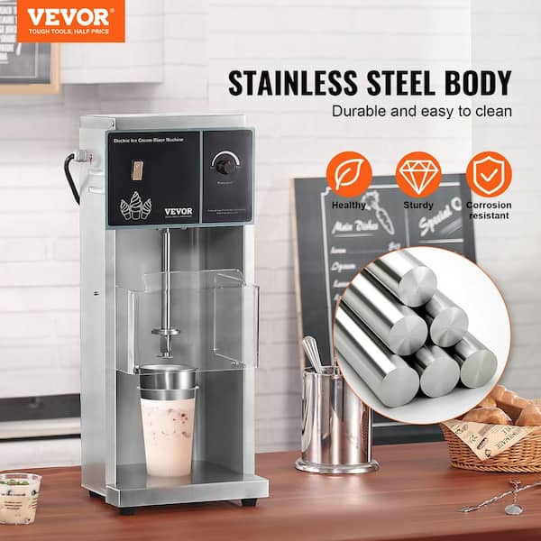 VEVOR Ice Cream Blender 400W High Speed Ice Cream Maker Mixer Stir Machine 4200RPM Stepless Speed Adjustment Ice Cream Shaker BQLJBJBZL9OZ4PGZ9V1 The Home Depot