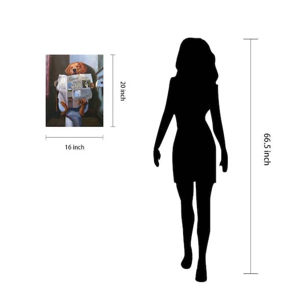 Dog Gone Funny" Graphic Art Print on Wrapped Canvas Dog Wall Art