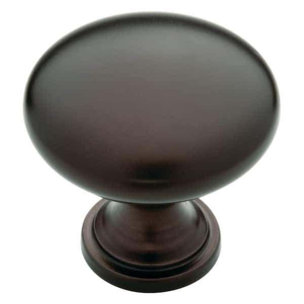 Porter 1-1/4 in. (32mm) Oil Rubbed Bronze Round Cabinet Knob (4-Pack) Porter 1-1/4 in. (32mm) Oil Rubbed Bronze Round Cabinet Knob (4-Pack)