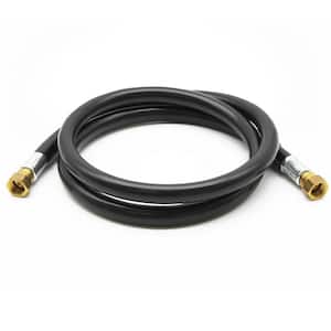 Thermo 72 in. 3/8 in. I.D. Female to Female Rubber RV Slide Out Hose Assembly