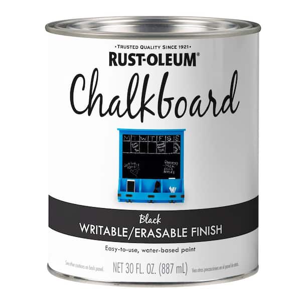 Krylon Black Latex Chalkboard Paint (1-quart) in the Craft Paint department  at