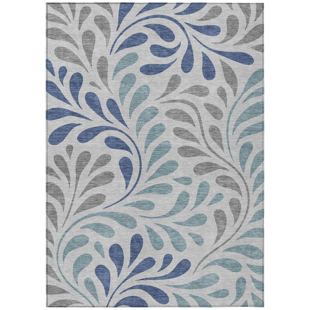 Chantille Machine Washable Indoor/Outdoor Abstract ACN2411 Silver 3 ft. x 4 ft. Area Rug price history on PriceWatchPro