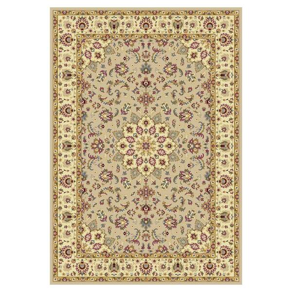 Kas Rugs Hudson Classic Beige/Ivory 2 ft. x 3 ft. Area Rug