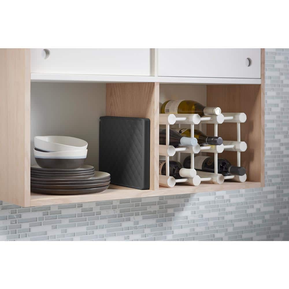 Charcoal Folding Wine Glass Drying Rack Organizer