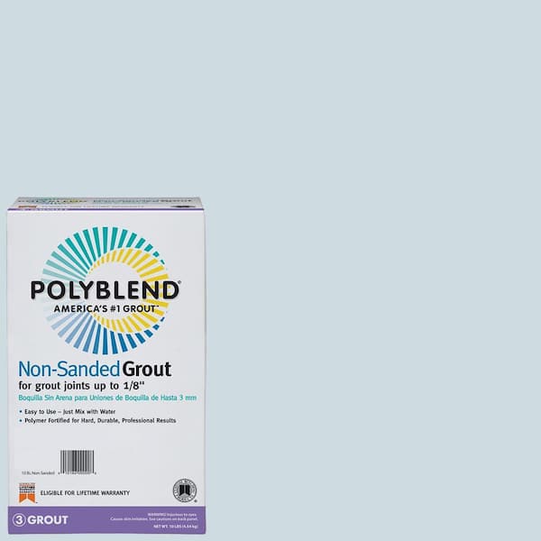 Custom Building Products Polyblend #547 Ice Blue 10 lb. Non-Sanded Grout