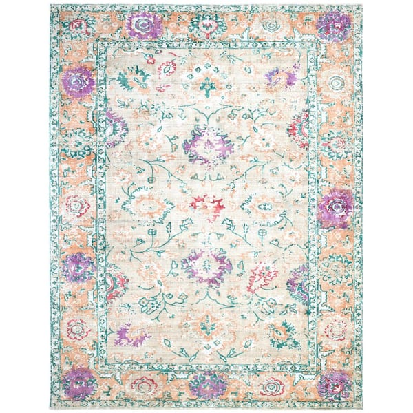 Solo Rugs Ithica Contemporary Beige 8 ft. x 10 ft. Handmade Area Rug