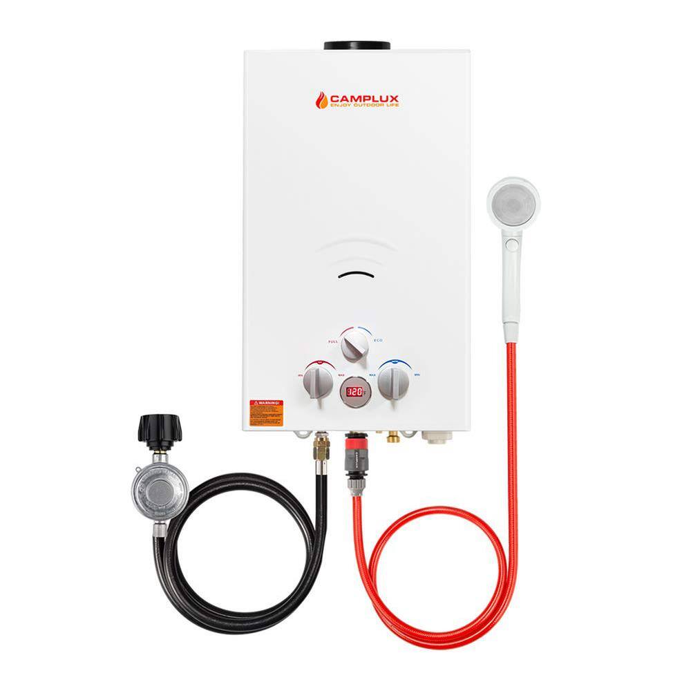 CAMPLUX 2.64 GPM 68,000 BTU Outdoor Portable Propane Tankless Water ...