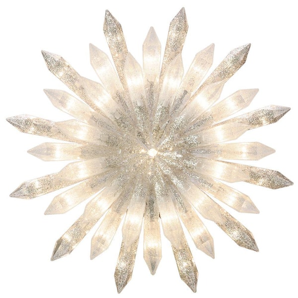 Holiday Classics Glittered Starburst Tree Topper