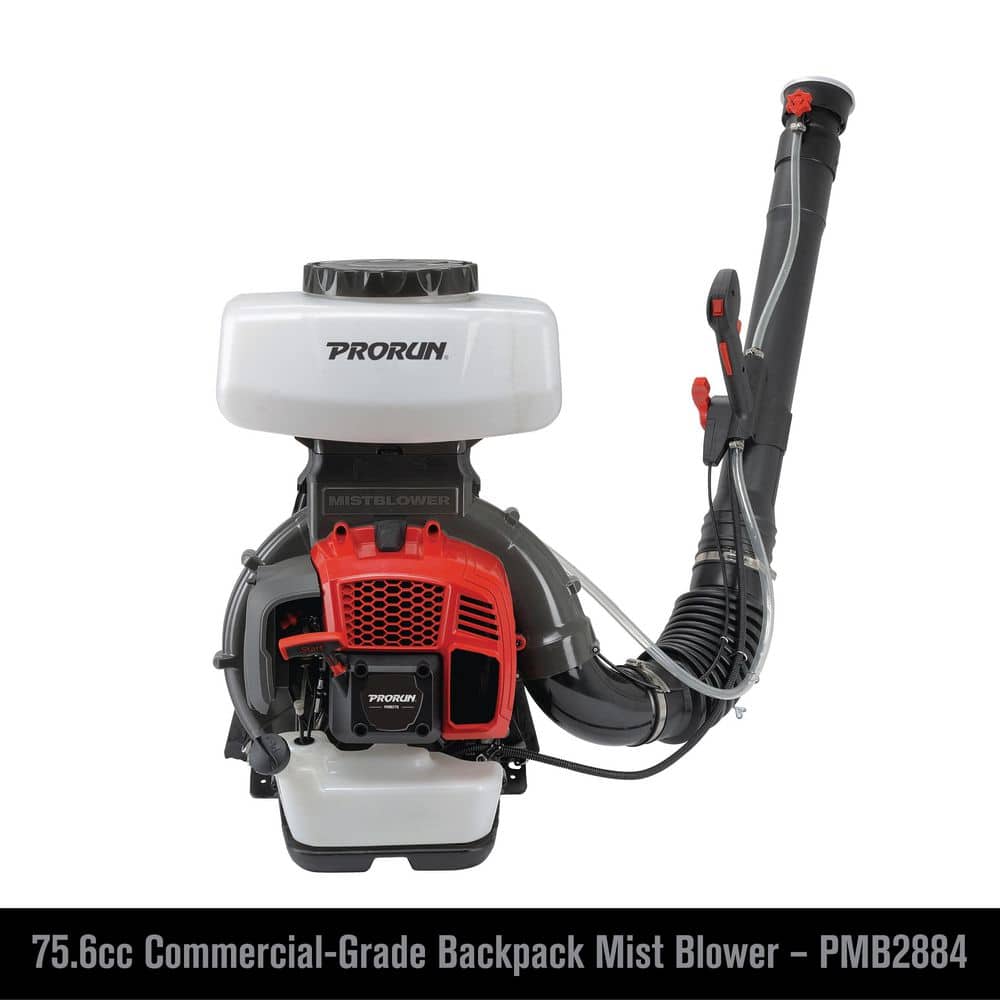PRORUN 75. 6 CC 3-in-1 Backpack Leaf Blower, Mist Sprayer and