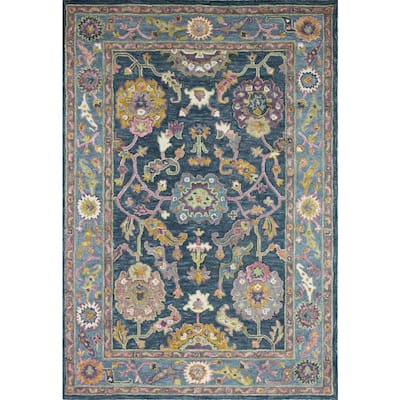 Valencia Teal 8 6 Ft X 11, Transitional Area Rugs 8 X 10