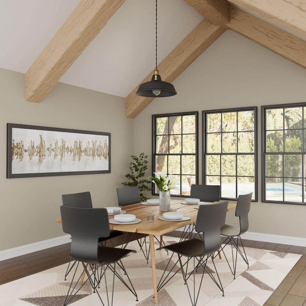 120" Primed Tan Faux Wood Beam with Salvaged Timber Texture