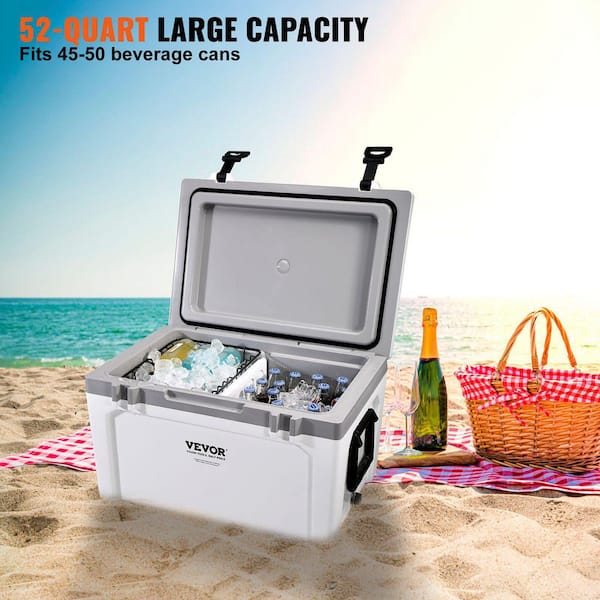Tatayosi 52 Qt. Insulated Portable Cooler, Ice Chest Cooler, Keeps