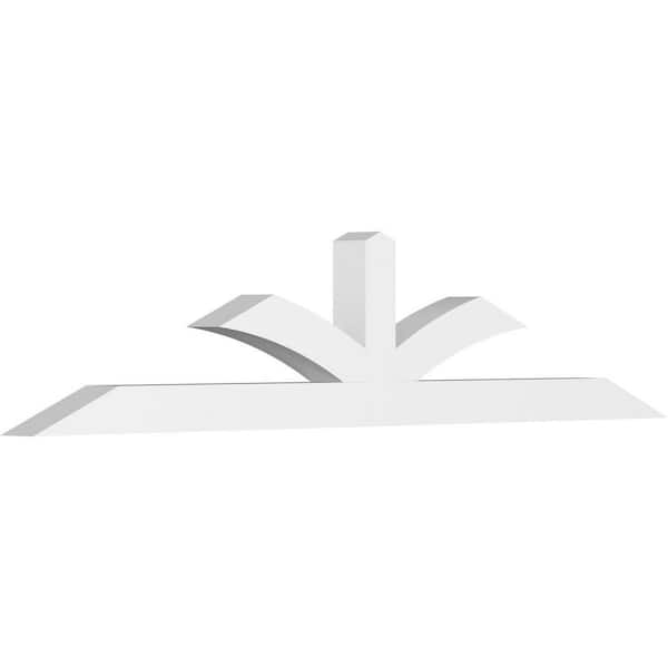 Ekena Millwork Richland 84 in. W x 17.5 in. H x 4 in. D Signature Polyurethane Bracket