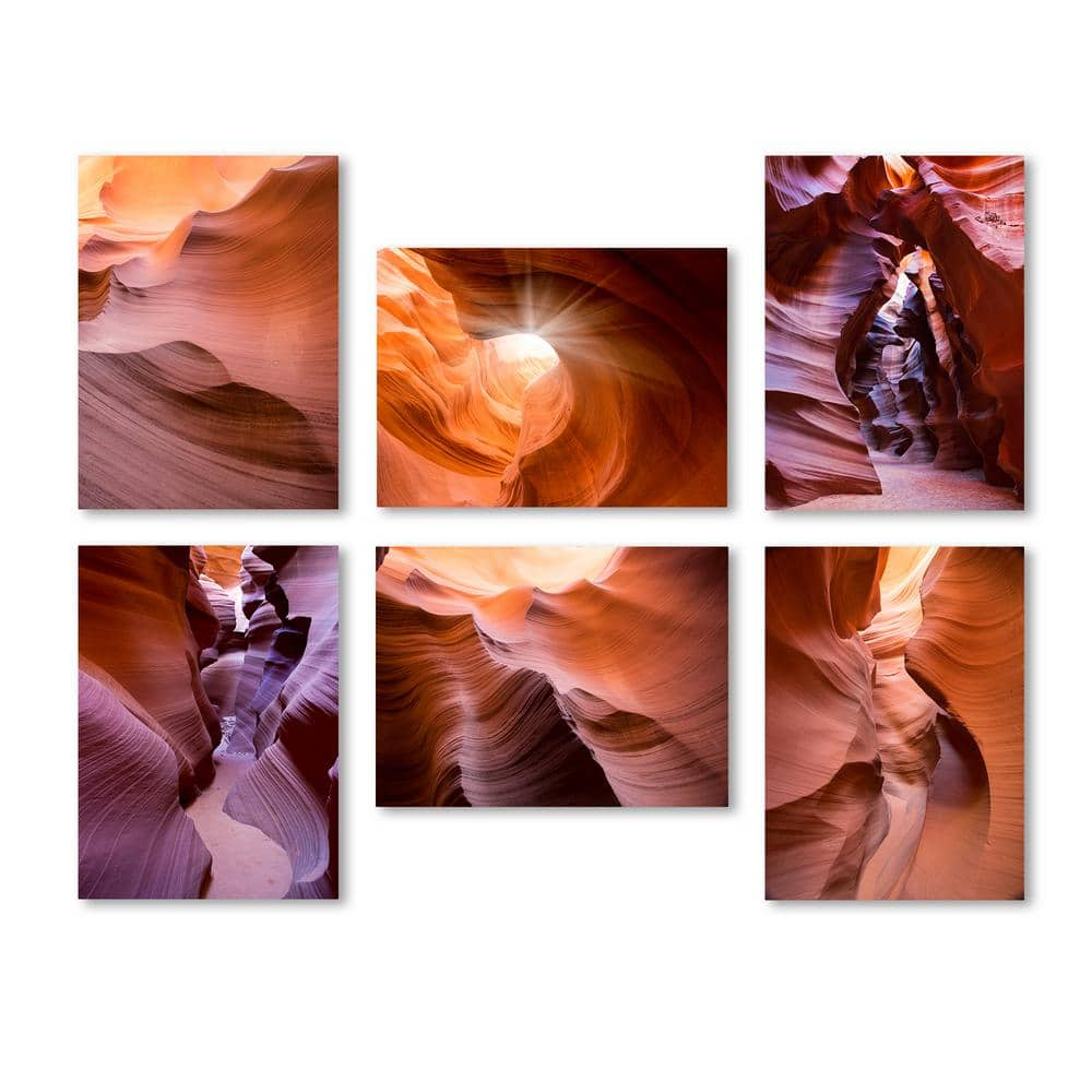 Trademark Fine Art Rocks Wall Collection Print WC0009-SET-6 - The Home ...