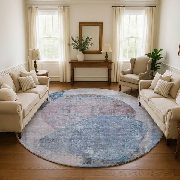 Addison Rugs Mayfield Premium Machine Washable Abstract AMF1635 Blue 8 ...