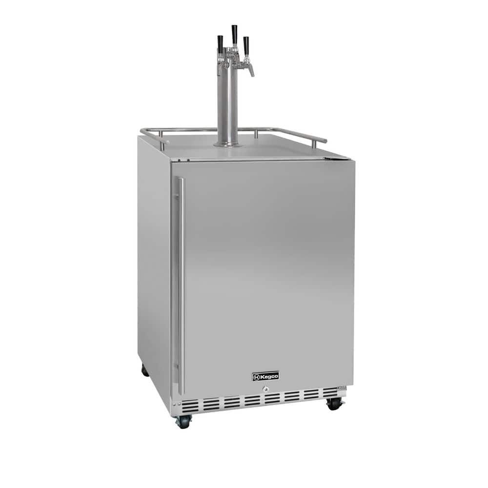 Digital Commercial Outdoor Full Size Beer Keg Dispenser with X-CLUSIVE Triple Tap Commercial Direct Draw Kit price history on PriceWatchPro