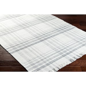 Amelle Gray 8 ft. x 10 ft. Plaid Area Rug