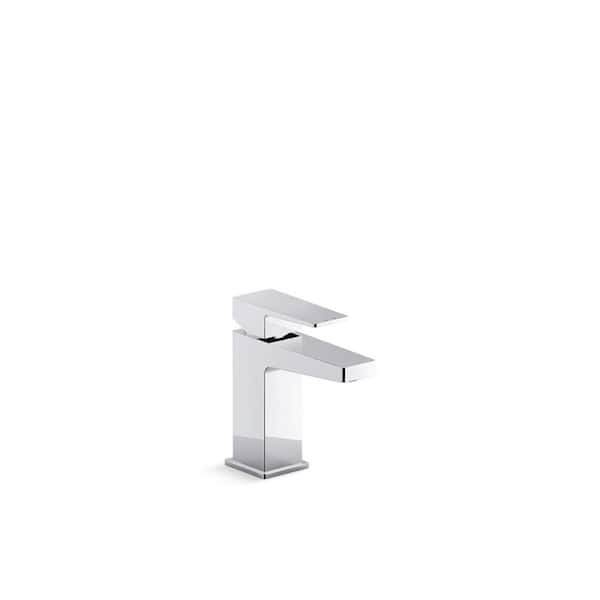 KOHLER Honesty Lever Handle Single Hole Bathroom Faucet in Polished Chrome
