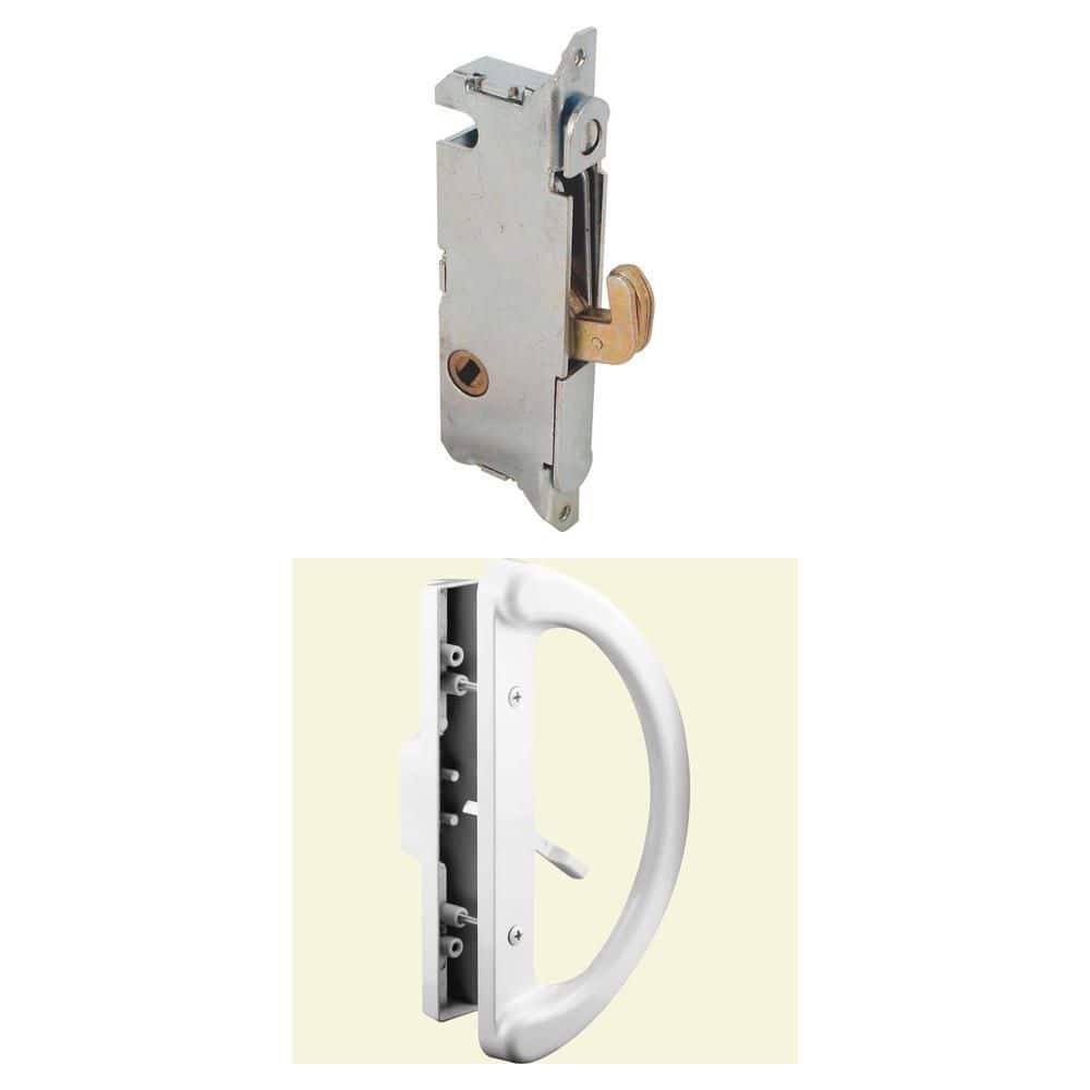 Prime-Line Mortise Lock, 3-11/16 in., Steel, 45 Degree Keyway