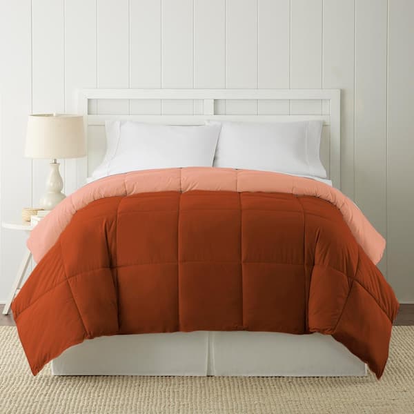 rust color bedspread