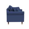 Utopia 4niture Mitz 29.53 in. Blue Velvet Loveseat Sofa with 2-Pillows (2  Seat) HAW588S00023 - The Home Depot