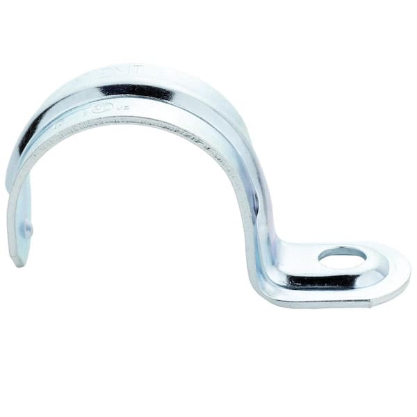 Commercial Electric - 1-1/2 in. Electrical Metallic Tubing (EMT) One-Hole Strap (2-Pack)