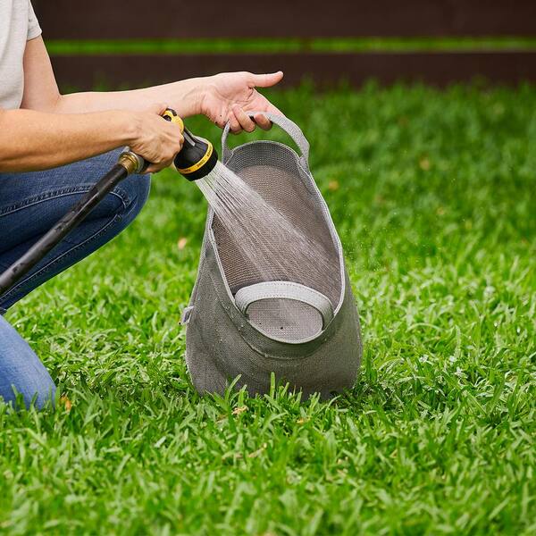 Coolaroo 10 Gal. Steel Grey Fabric Planting Garden Grow Bags