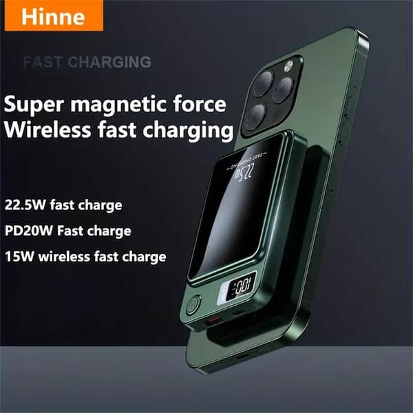 5,000mAh, Magnetic Wireless Fast Charge Power Bank