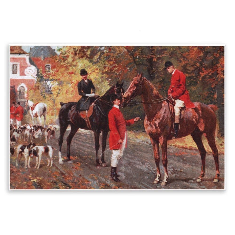 Vintage Horses and Jockeys by Tina Higgins Designs, Inc. Unframed People Graphic Art Print 10 in. x 15 in. price history on PriceWatchPro