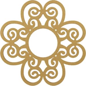16 in. O.D. x 5-1/2 in. I.D. x 1/2 in. P Cohen Architectural Grade PVC Pierced Ceiling Medallion