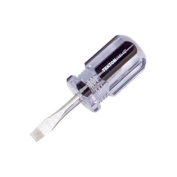 1/4 in. Flat-Head Stubby Screwdriver
