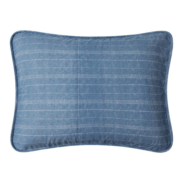 Nautica Blue Rectangular Pillow by Pinky Wittingslow