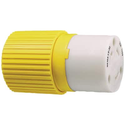 30A 125V Connector Body - Yellow