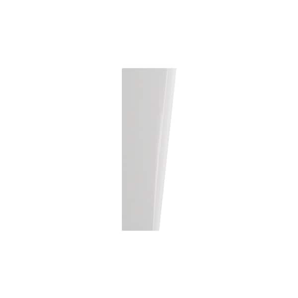 Taormina 9 in. x 7.75 in. White Fireclay Pedestal Sink Base