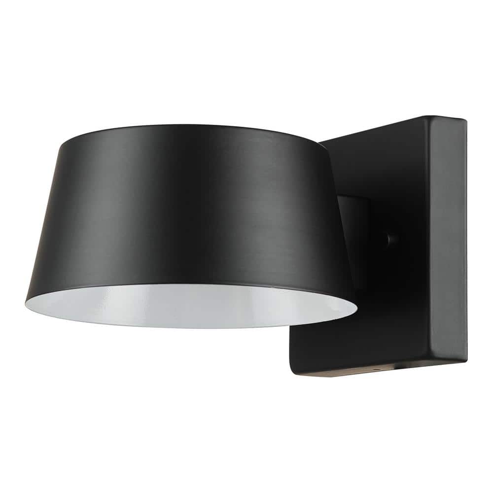 Maisel 8'' Matte Black LED Integrated Modern Outdoor Wall Lantern