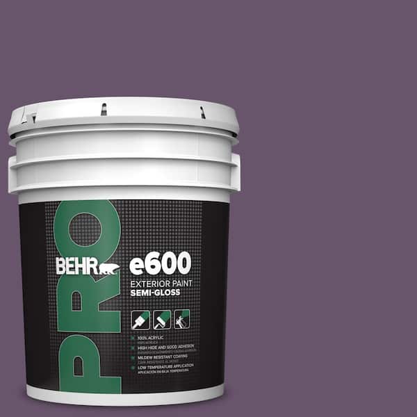 BEHR PRO 5 gal. #M100-6 Vintner Semi-Gloss Exterior Paint