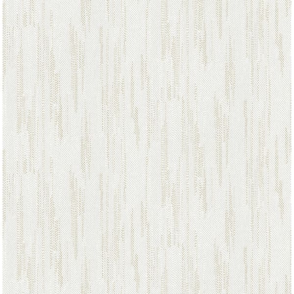 A-Street Prints Baris Gold Stipple Stripe Textured Non-pasted Paper Wallpaper