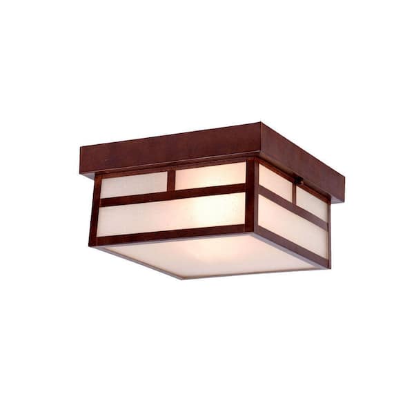 Acclaim Lighting Artisan Collection 1-Light Architectural Bronze Outdoor Ceiling-Mount Light