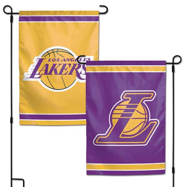 WinCraft 12 in. x 18 in. LA Lakers 2-Sided Garden Flag