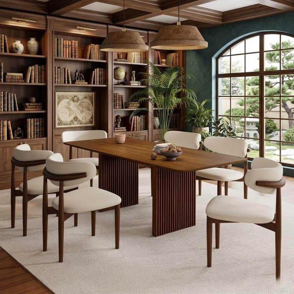 Rectangular Dining Table for 6 people
