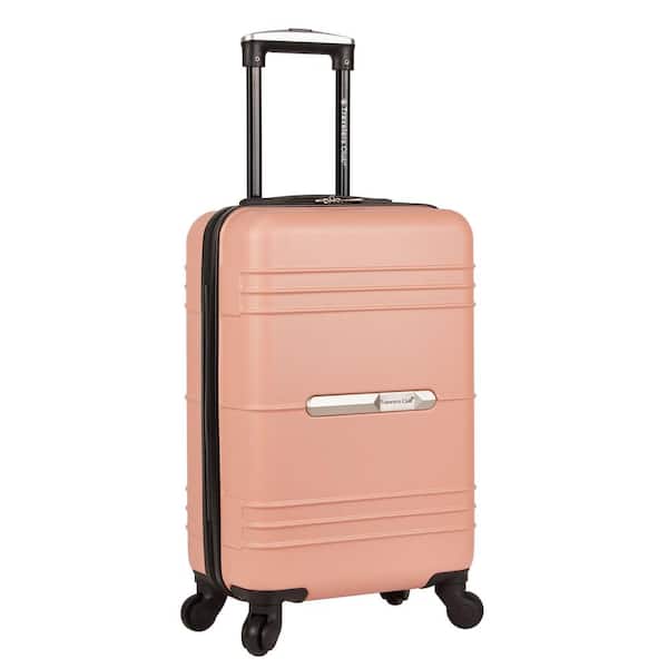 Semi rigid suitcase model Stratos decorated with a monog…