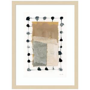 "Neutral Collage II" by Laura Horn 1-Piece Framed Giclee Food Art Print 21 in. x 16 in.