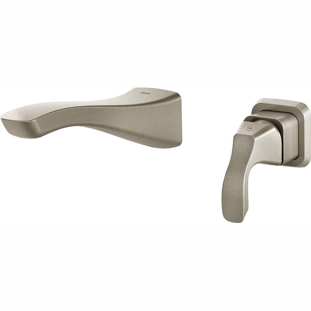 Delta Tesla SingleHandle Wall Mount Bathroom Faucet Trim Kit in Stainless (Valve Not Included