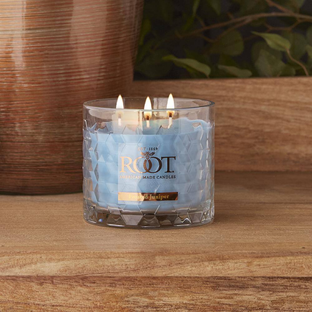 Scented Candle In Concrete Container - 3 Wick