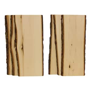 1 in. x 8 in. x 18 in. Rustic Basswood Plank Hardwood Boards (6-Pack)